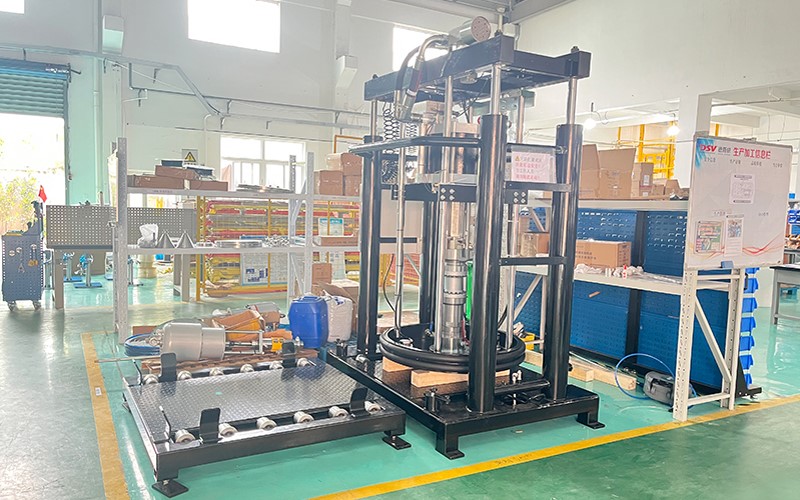 1000L Four-Column Glue Lifting Machine - Audi Automobile Project Delivery Site 1000L Four-Column Glue Lifting Machine - Audi Automobile Project Delivery Site